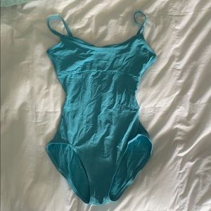 Small blue Capezio leotard